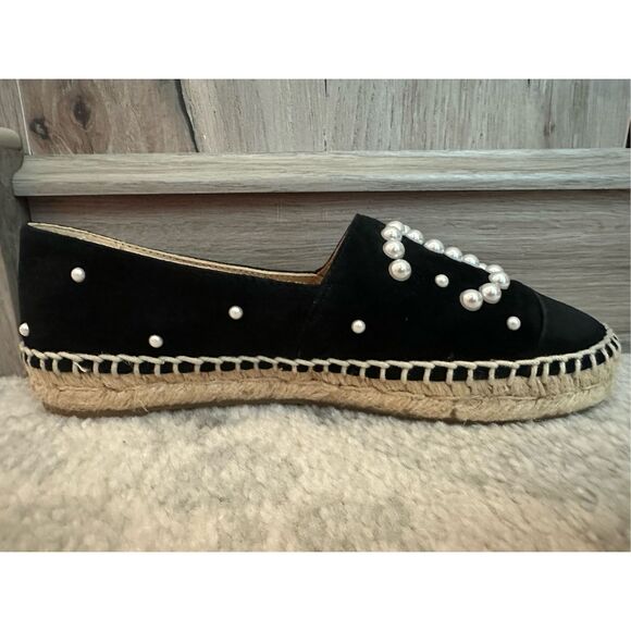 CHANEL Suede Pearl CC Espadrilles EU 35 - Picture 8 of 12